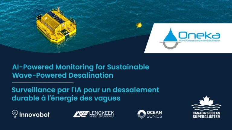 Canada's Ocean Supercluster announces $4.1m AI-powered monitoring for sustainable wave-powered desalination project led by Oneka Technologies